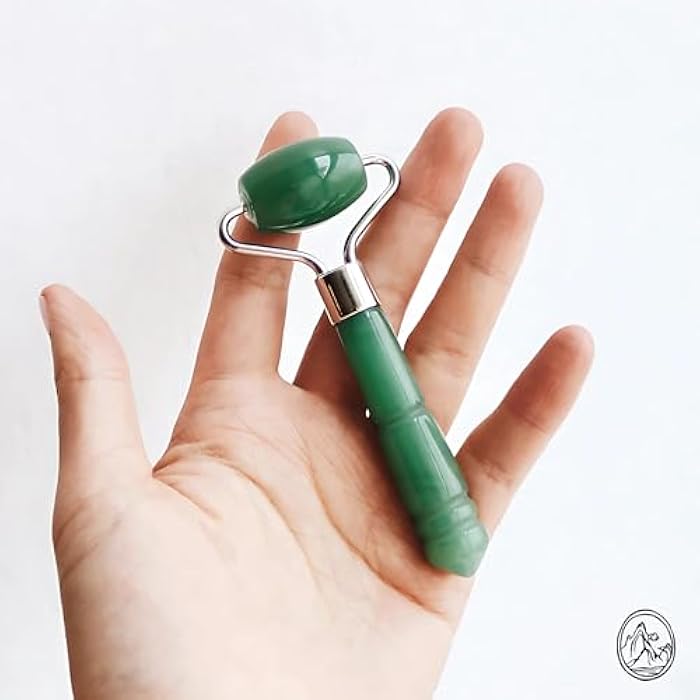Mount Lai Mini Jade Face Roller - Authentic Jade Roller for Tension Relief, Puffiness & Radiant Skin, Relaxing Face Massager for All Skin Types - Image 5