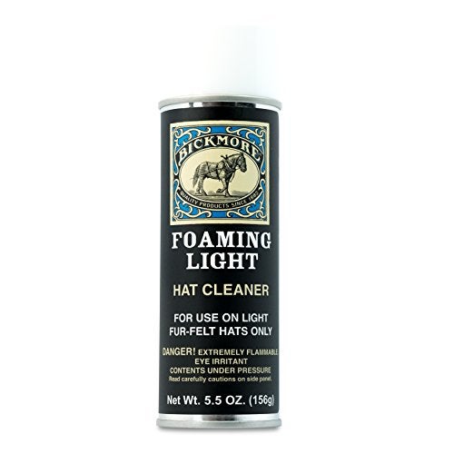 Bickmore Foaming Light Hat Cleaner Kit - Remove Dirt, Dust, Fingerprints & Sweat Stains - Great for Fur - Felt Cowboy Hats, Baseball Hats, Fedoras, Sun Hats & More - Image 2