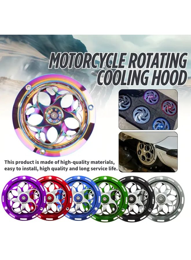 Purple CNC Aluminum Radiator Cover For Motorcycle Engine Fan Guard Protector 2013-2021 - Image 1