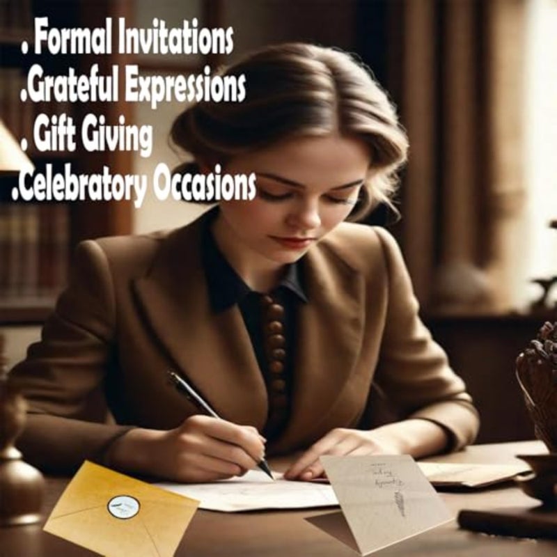 18 pcs Thank You Cards Customized DIY greeting card with Envelopes Blank Note Cards with Kraft Envelopes and Stickers Greeting Cards Mailing for Birthday Wedding Bridal Shower 4.7 * 3.5 inch - Image 4