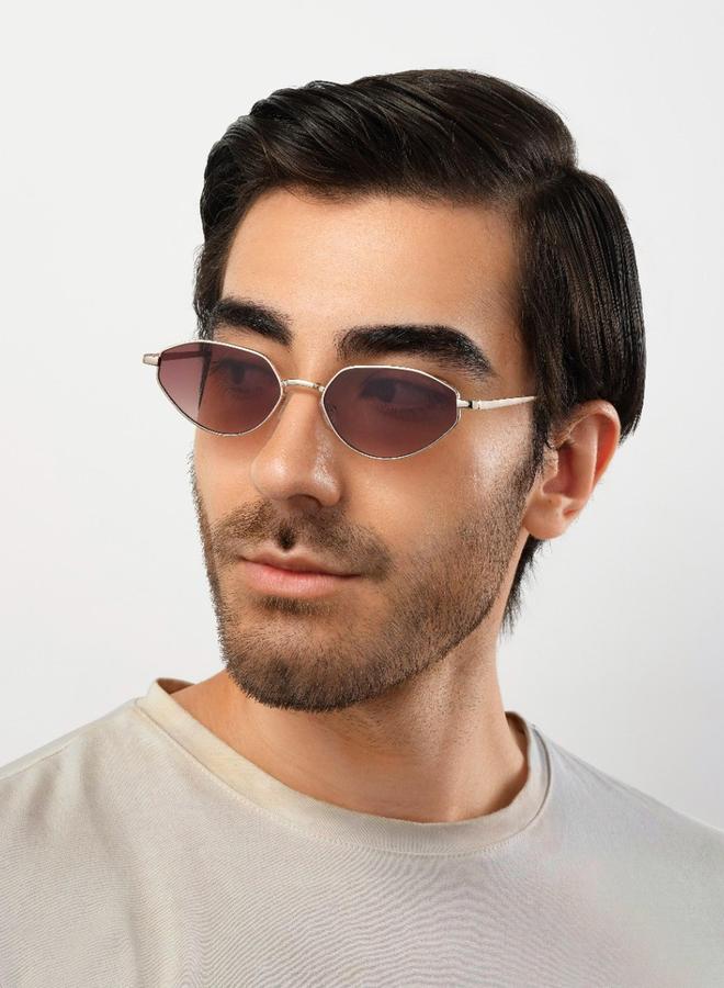 BlackOut Unisex Hush-Hush Geometric Sunglasses - Image 4
