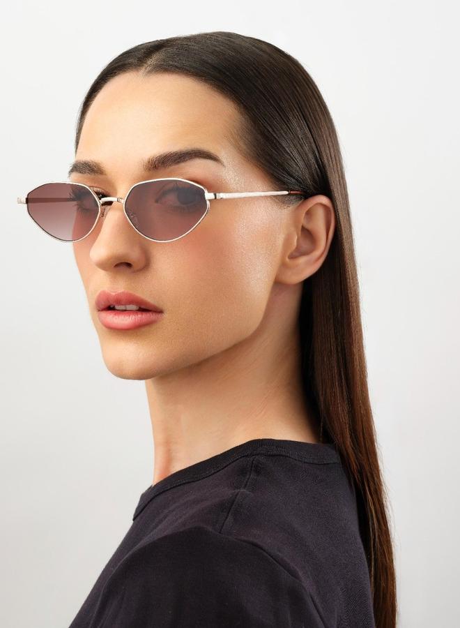 BlackOut Unisex Hush-Hush Geometric Sunglasses - Image 5