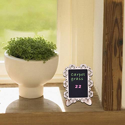 KREEPO Chalkboard Stand Wooden Place Card Name Blackboard Table Number Price (MDF_Chalkboard_15 Pc) C-3 - Image 5