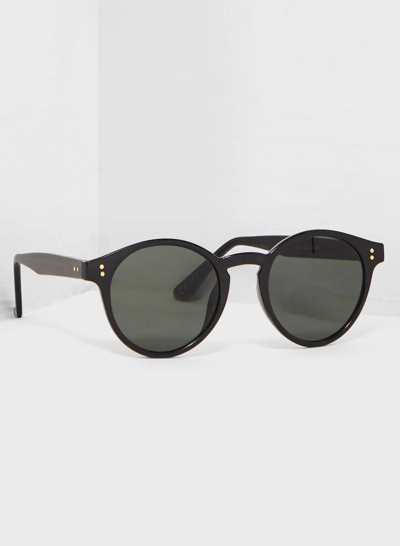 Mango Man Rounded Sunglasses
