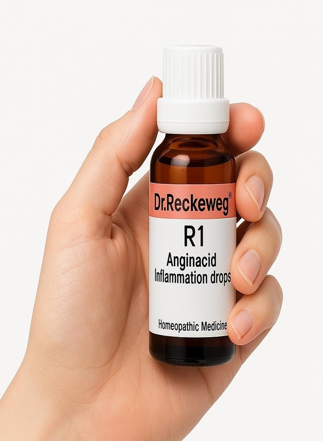 Homeoved - Dr. Reckewega R1 Inflammation Drops - Homeopathic Remedy for Inflammatory Conditions, Immune Support & Infection Relief - 22ml Each (Pack of 2 Bottles) - Image 5