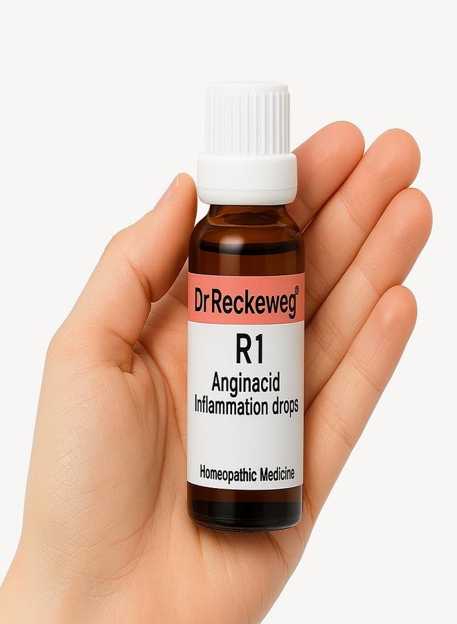 Homeoved - Dr. Reckewega R1 Inflammation Drops - Homeopathic Remedy for Inflammatory Conditions, Immune Support & Infection Relief - 22ml Each (Pack of 2 Bottles) - Image 2