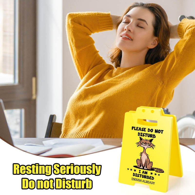 MBL Office Employee Appreciation Gifts - Do Not Disturb Sign, Funny Fun Gag Decor Desk Accessories Cubicle Supplies Gift for Coworker Boss Lady Bosses Day Women Teammate Team Employees - Image 5