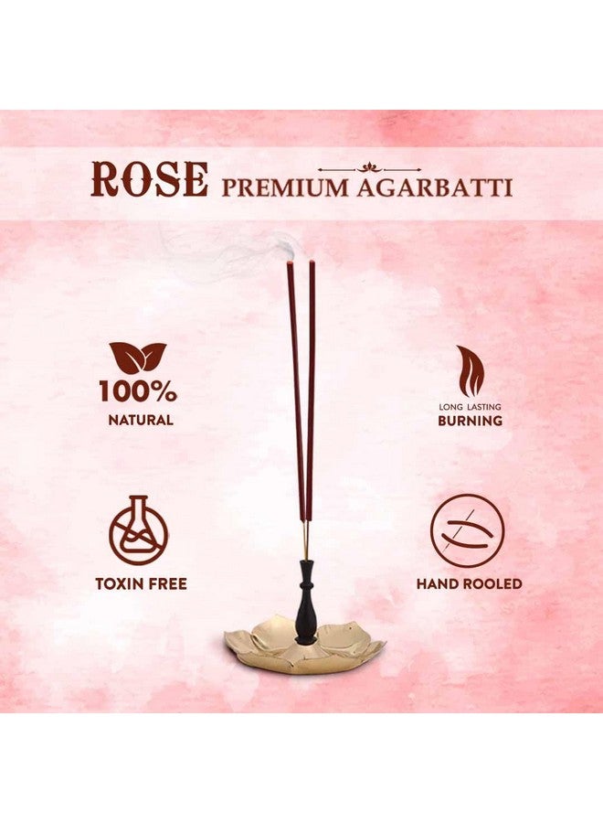 HEM عود هيم روز بريميوم ماسالا | ارتق بمساحتك مع العطر الساحر للورود | مثالي للتأمل والاسترخاء | وقت الاحتراق: 35-40 دقيقة | 10 أعواد بخور لكل منها، 2 علبة - Image 3