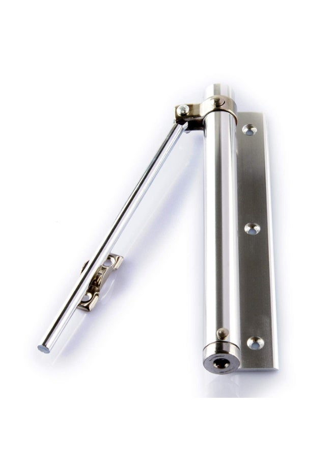 غالق باب أوتوماتيك قابل للتعديل، إغلاق ذاتي بسوستة أمان، تركيب سطحي للاستخدام المنزلي والتجاري - Image 1