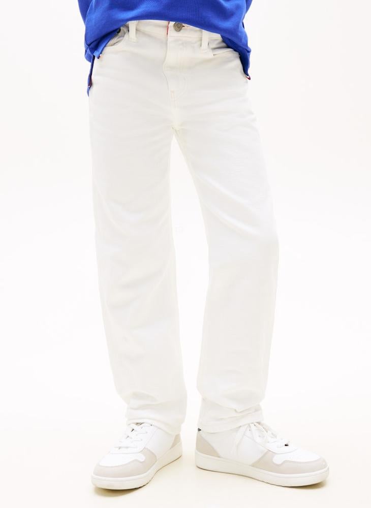 TOMMY HILFIGER Kids Heritage Flag Baggy Jeans - Image 1