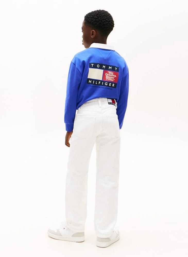 TOMMY HILFIGER Kids Heritage Flag Baggy Jeans