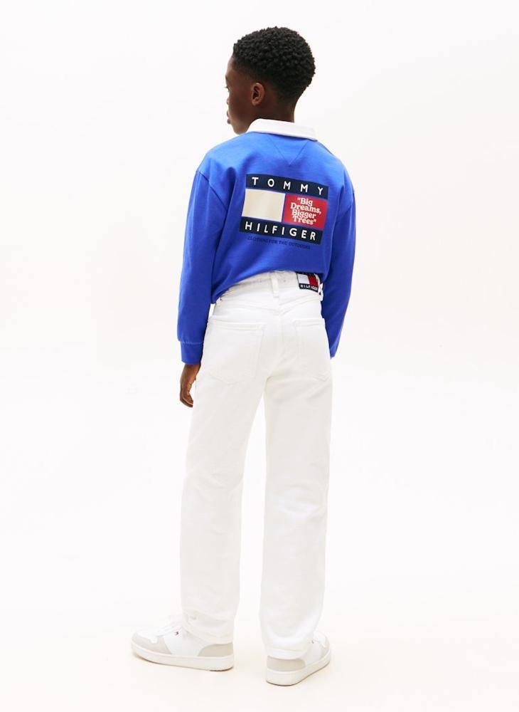 TOMMY HILFIGER Kids Heritage Flag Baggy Jeans - Image 2