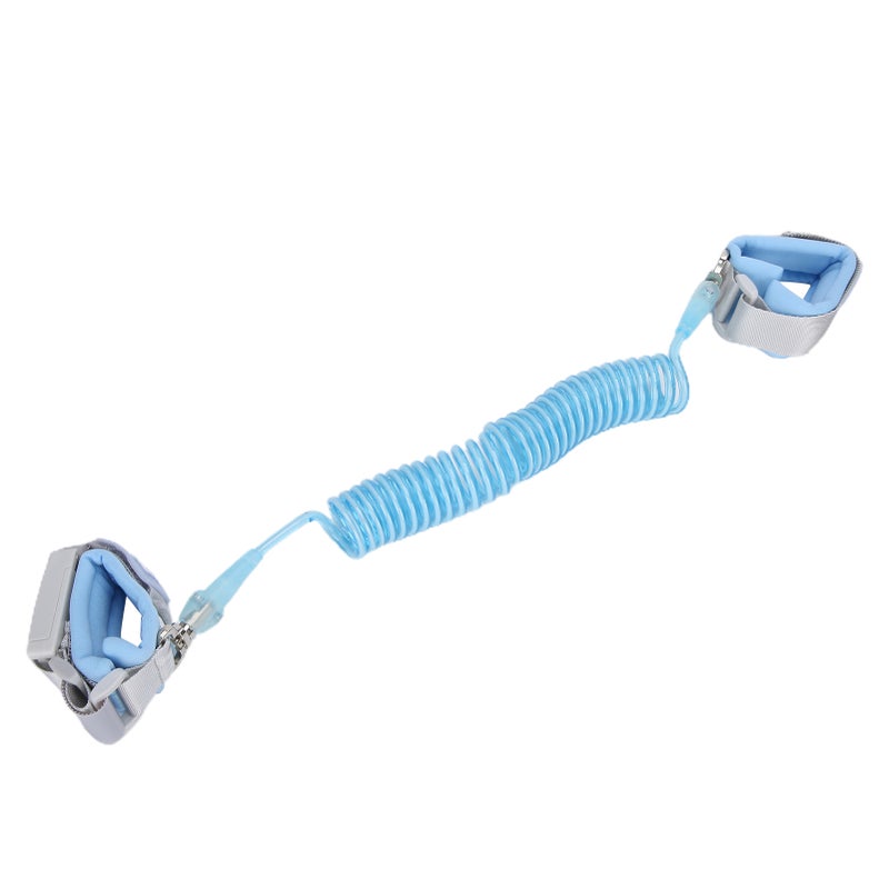 2.5m / 8.2ft Kid Leash Harness Anti Lost Wrist Link Safety Wrist Leash for Toddlers BabyBlue - Image 3