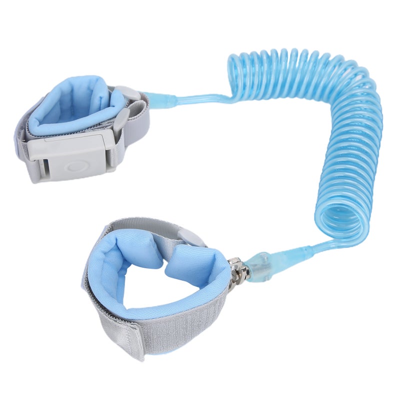2.5m / 8.2ft Kid Leash Harness Anti Lost Wrist Link Safety Wrist Leash for Toddlers BabyBlue - Image 5