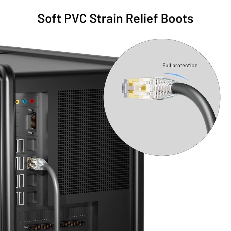 Red RJ45 Ethernet Cable Strain Relief Boots 200pcs For CAT7 CAT6a Network Connector - Image 4