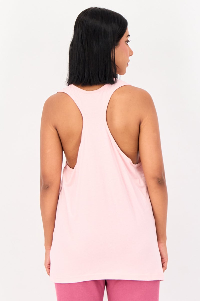 Ellesse Women Sportswear Fit Sleeveless Running Tank Top, Pink - Image 3