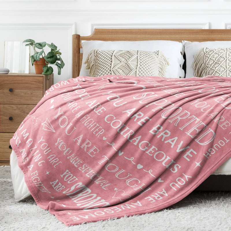 SteadStyle Get Well Soon Gifts for Women- Inspirational Gifts Blanket, Feel Better After Surgery Gifts for Sick Women, Thinking of You Gift for Her Friend Sister Coworker, 60'' x 50'' - Image 4