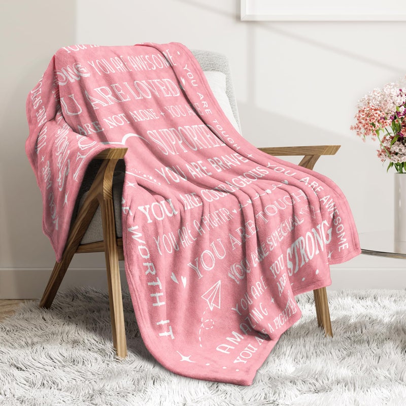 SteadStyle Get Well Soon Gifts for Women- Inspirational Gifts Blanket, Feel Better After Surgery Gifts for Sick Women, Thinking of You Gift for Her Friend Sister Coworker, 60'' x 50'' - Image 3
