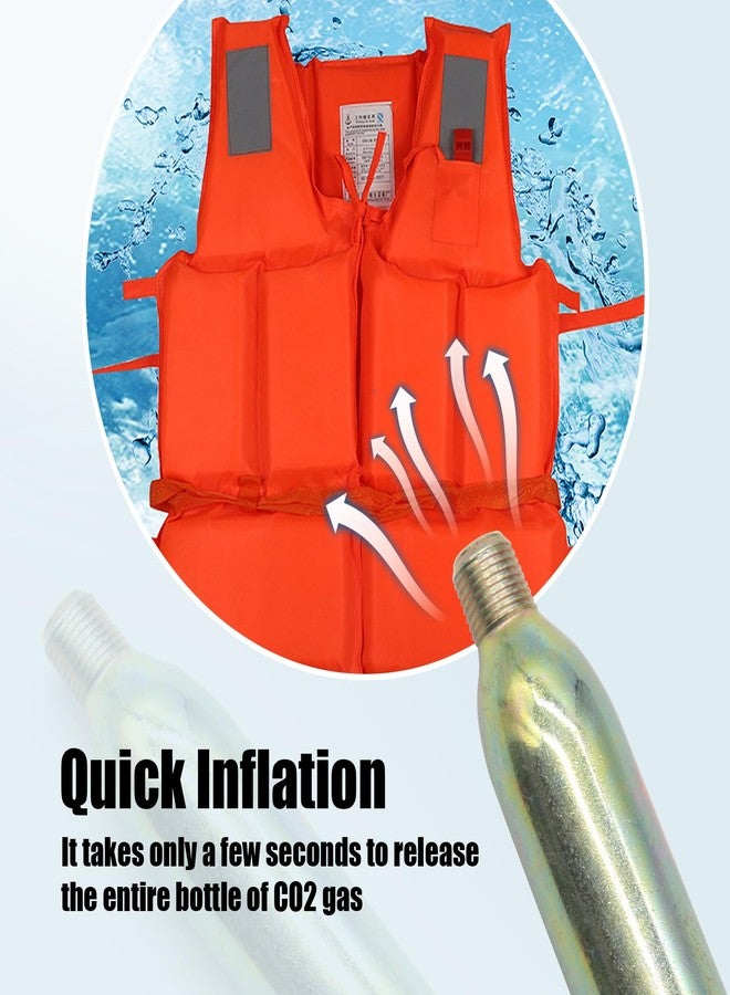 XVAJT 24 Gram CO2 Cartridge for Life Vest, Auto/Manual PFD Life Jacket Rearming Kit, Metal Cartridge for Life Jacket CO2 Cartridges, 24 Gram Co2 Cartridges 1/2 Thread, 1 Pack - Image 5