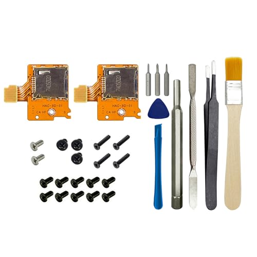 Onyehn Micro SD Card Reader,TF Memory Card Slot Reader Board Replacement Repair Part for Nintendo Switch HAC-SD-01 NS Console(2 Pack) - Image 1