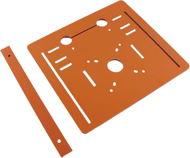 Phenolic Resin Circular Saw Plate 28x25cm for 90 and 45 Degree Cuts Woodworking DIY - Image 1