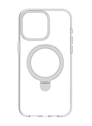 Flip Magnetic Case for iPhone 15 Pro | MagSafe Compatible w/ Ring Grip and Stand, Drop & Scratch Protection w/ Raised Edges, Shock Resistant, Anti-Slip - Transparent Clear - pzsku/ZBA76C19752C6E5C6750FZ/45/_/1724915797/526bd8fe-e9fe-438a-8fdd-6cc9f9bac74d