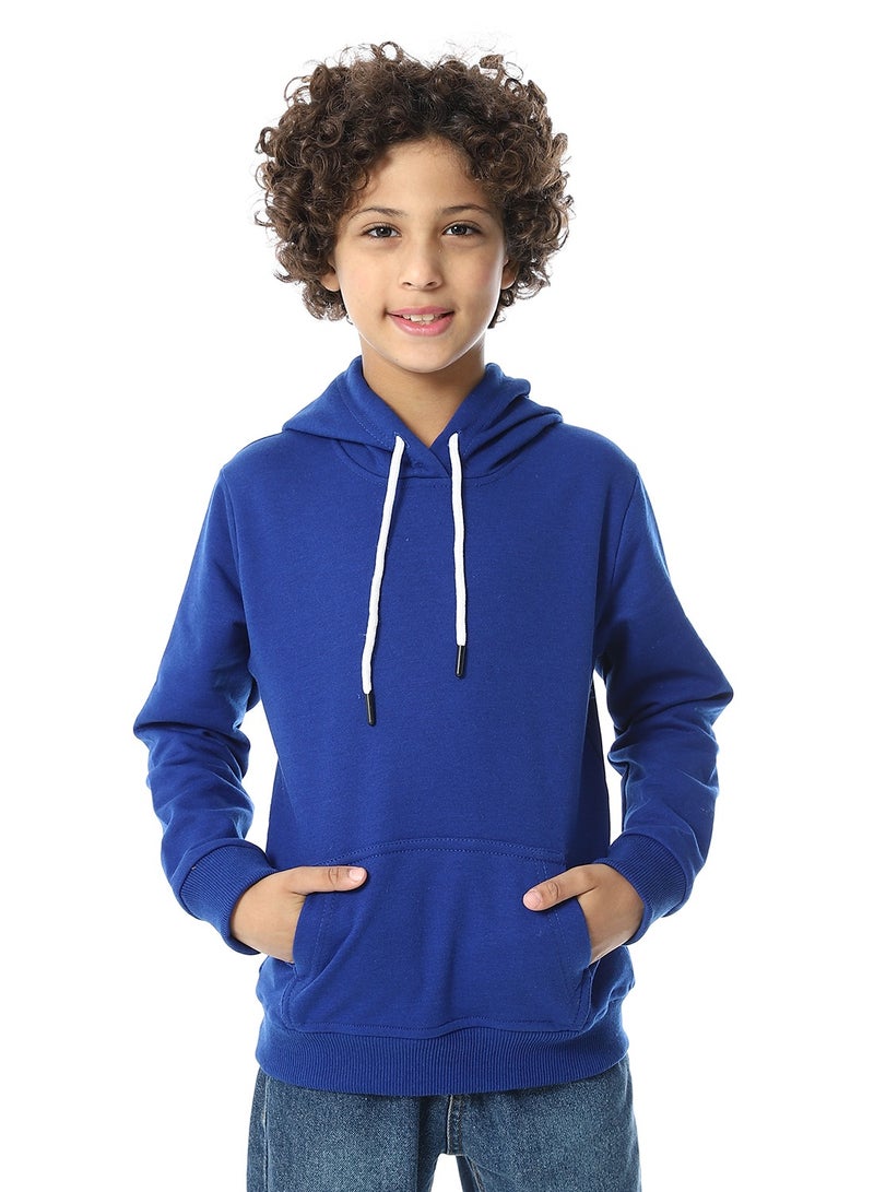 Andora Slip On Fleeced Boys Hoodie _ Royal Blue - Image 1