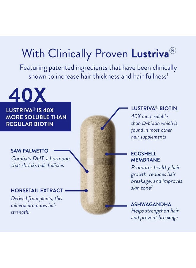 Routine Wellness مكمل نمو الشعر لصحة الروتين - مثبت سريرياً لزيادة كثافة الشعر - يقلل من التجاعيد والخطوط الدقيقة - خالي من الغلوتين، مثالي للنساء والرجال الذين يعانون من تساقط الشعر - زجاجة واحدة، إمداد لمدة 30 يومًا - Image 4