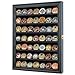 DisplayGifts Military Challenge Coin Display Case Poker Chip Display Stand Rack Black Finish 98 UV Protection Compatible with Army Navy Air Force Marine Corps Honored Coins - Image 3