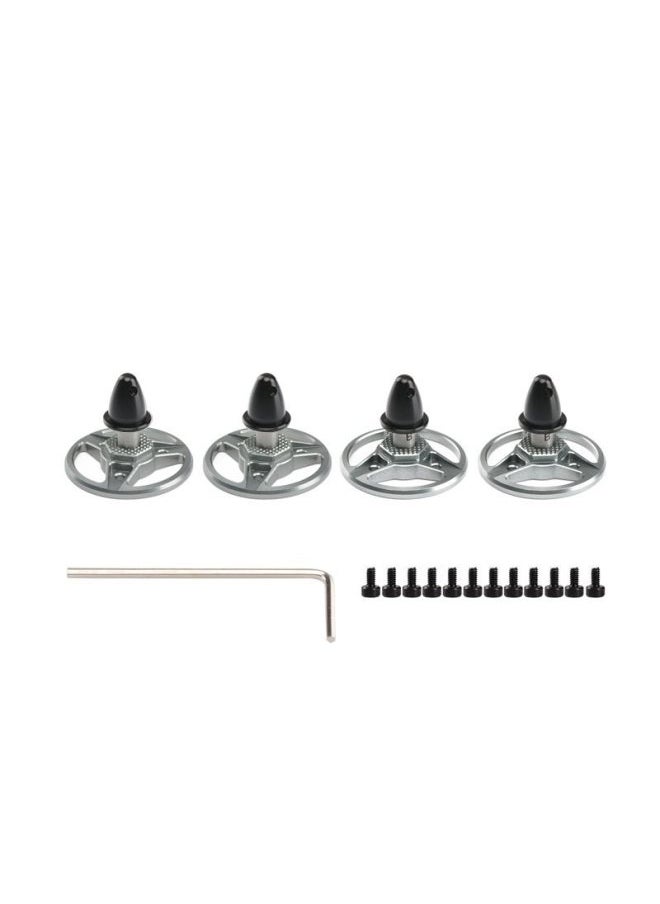 Generic - For DJI Fpv Traversing Machine Motor Propeller Seat Mounting Seat Propeller Modified Racing Aerial Photography Drone Upgrade Accessories-Color:51499 1 Set Of Transparent Paddles + 1 Set Of Paddle Seats-Specification:For DJI FPV COMBO - Image 1