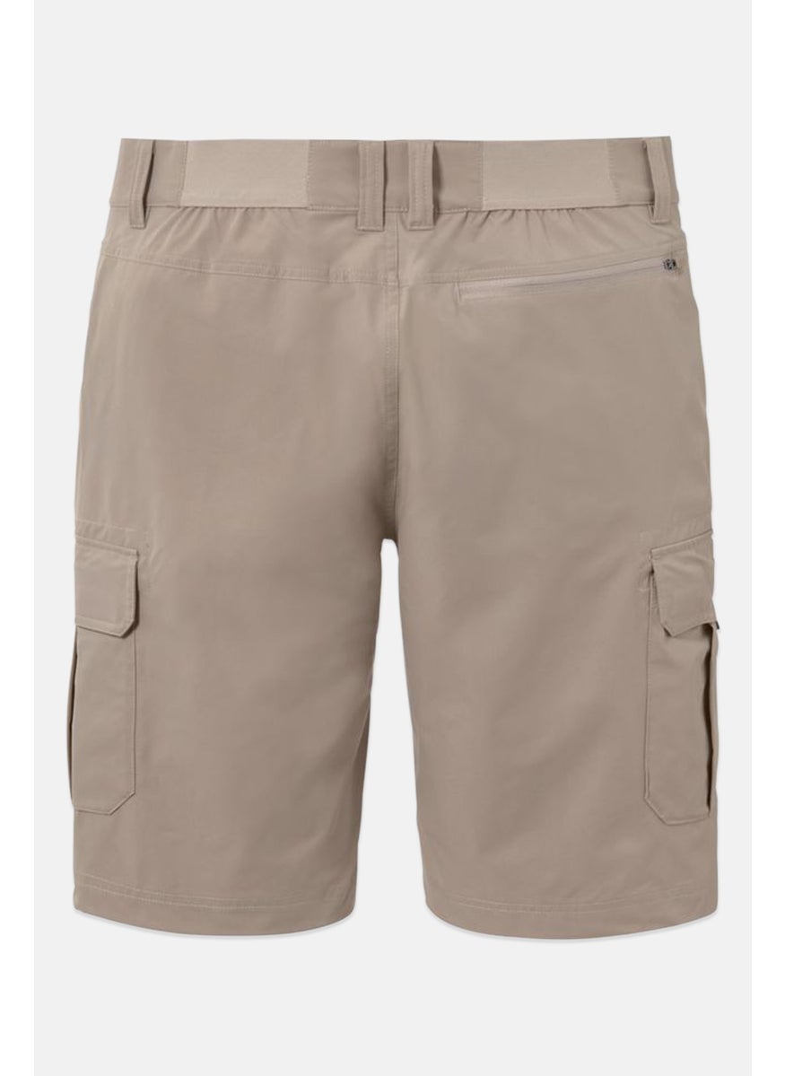 Tchibo Men Plain Cargo Shorts, Tan  - Image 3