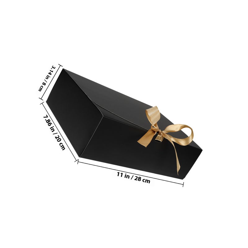 💍 علبة صغيرة للساعات والمجوهرات بتصميم قابل للطي وشريط مثالية للهدايا - Image 2