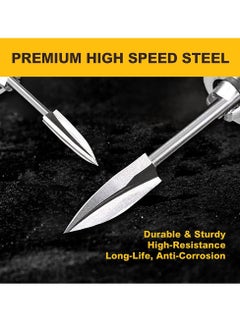 KASTWAVE Wood Carving Drill and Wood Carving Tools Universal Accessories, White Steel Bit Rotary Grinding Tool for Wood Crafts, DIY, Carving, Wood Carving, Drilling 5 Pcs  - Image 2