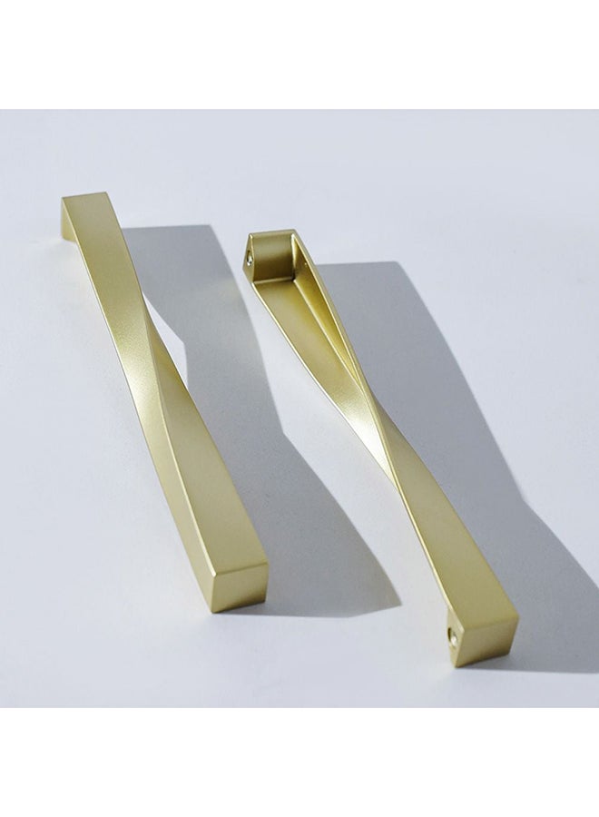 milano Milano Ella Cabinet Zinc Handle – Premium Pull Handle for Kitchen Cabinets, Drawers, Cupboards, Wardrobes – Sleek Modern Design Furniture Handle Brushed Gold 202X20X20Mm  - Image 1