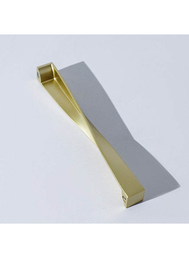 milano Milano Ella Cabinet Zinc Handle – Premium Pull Handle for Kitchen Cabinets, Drawers, Cupboards, Wardrobes – Sleek Modern Design Furniture Handle Brushed Gold 202X20X20Mm  - Image 2
