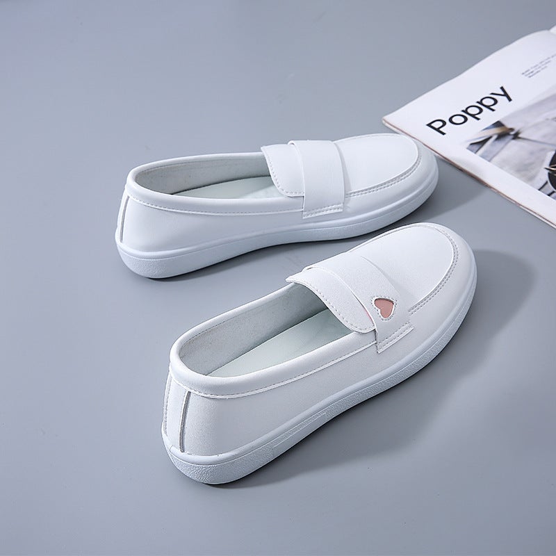 New Packaging Nurse Shoes Women'S Soft Bottom White Breathable Medical Work Shoes Not Tired Feet Comfortable Non-Slip Flat Bottom Four Seasons Single - Image 1