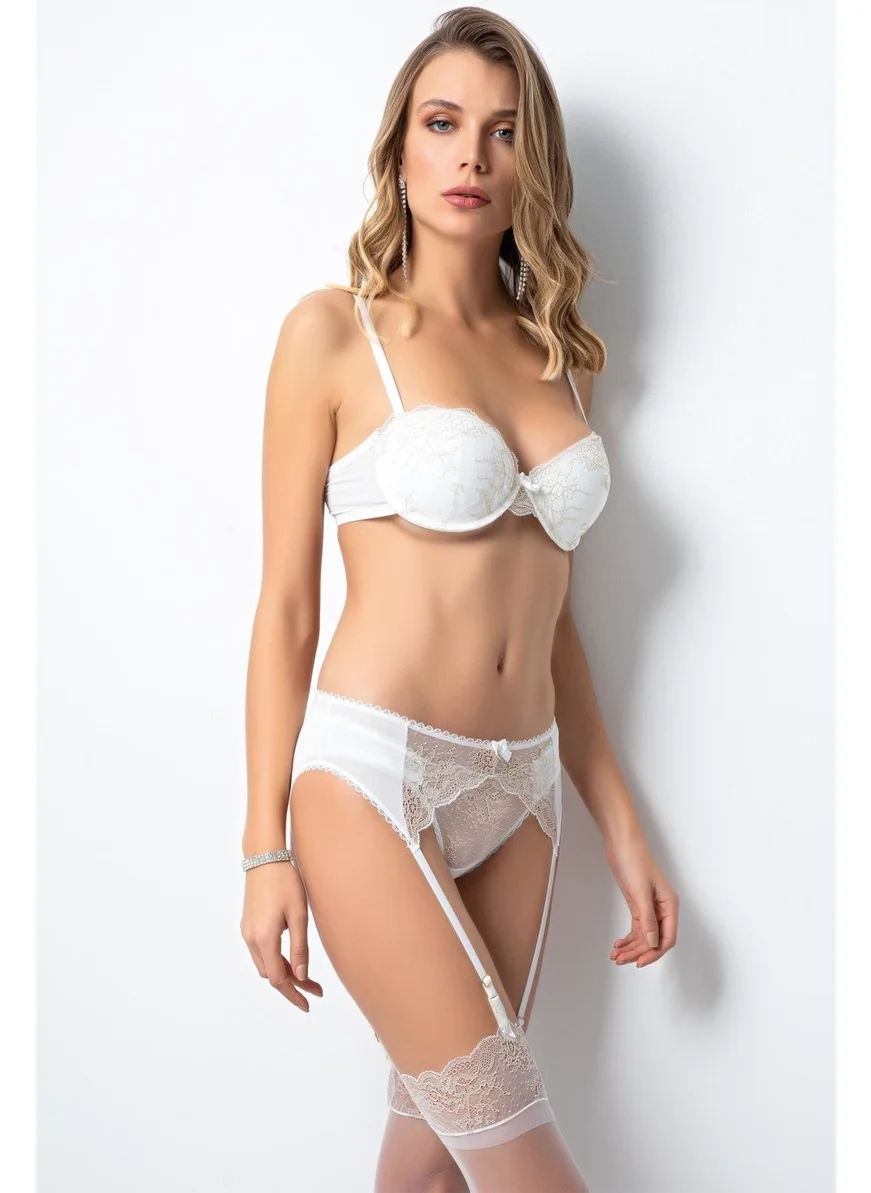 Miorre Push Up Lace Garter Set