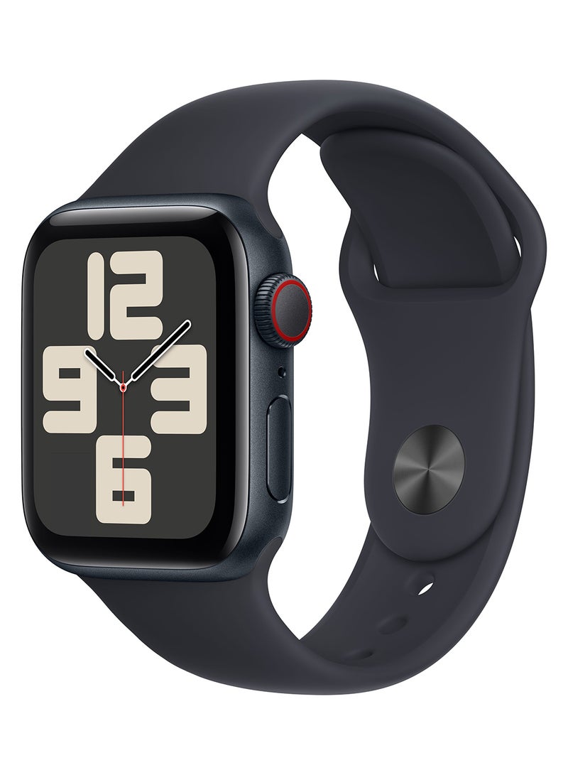 Apple Watch SE (2023) GPS + Cellular 40mm Midnight Aluminium Case With Midnight Sport Band - Image 1
