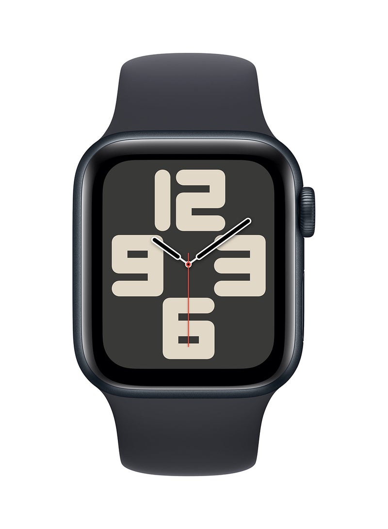 Apple Watch SE (2023) GPS + Cellular 40mm Midnight Aluminium Case With Midnight Sport Band - Image 2