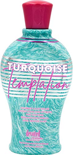 Devoted Creations Turquoise Temptation Indoor and Outdoor Tanning Lotion 12.25 oz - Image 1