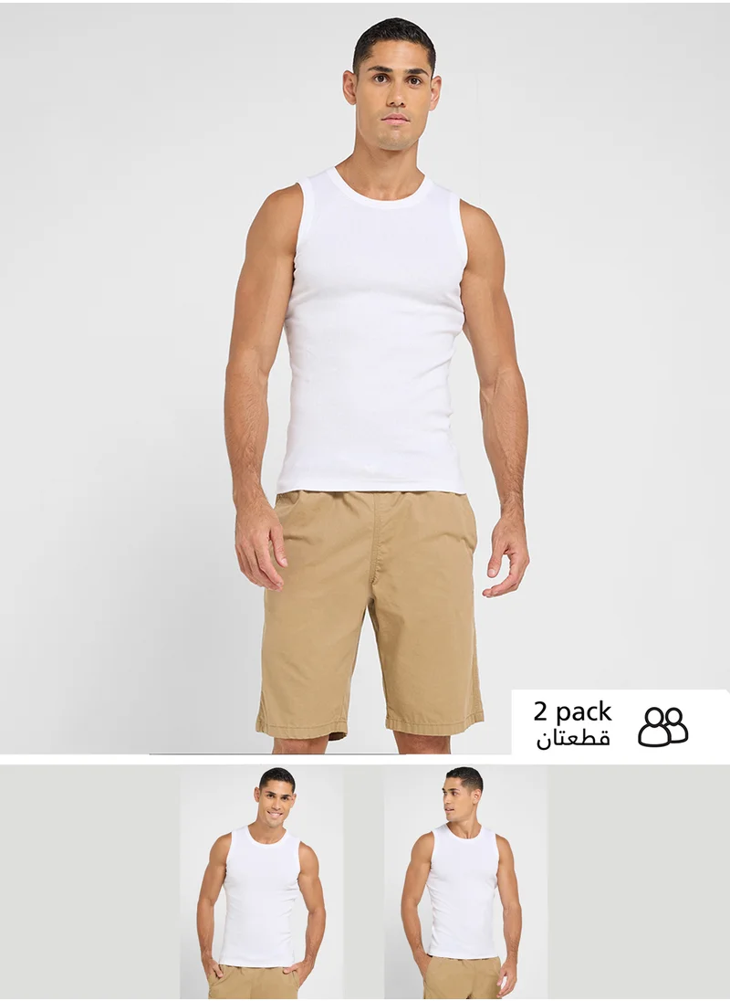 Seventy Five Basics Pack Of 2 Vest