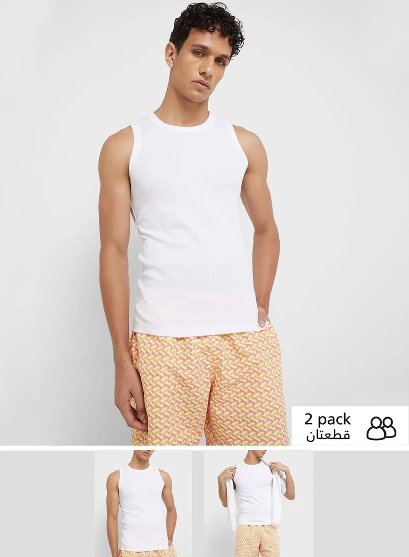 Seventy Five Basics Pack Of 2 Vest