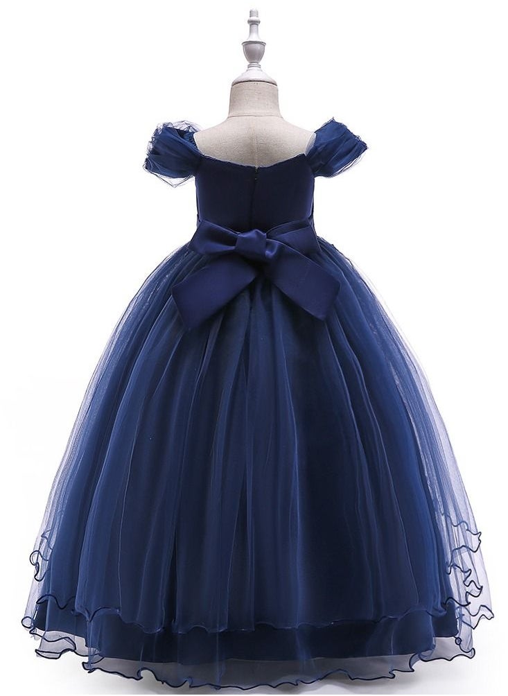 Kid Long Dress For Birthday Wedding Party Blue Color - pzsku/ZBA778CD45B978A2DB24AZ/45/_/1661429631/91a112ad-c34c-41fe-99ca-0993c222280a