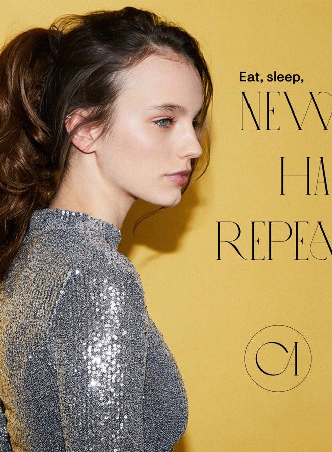 CAISHA by PRETTYSHOP 14" Natural Wavy Ponytail With Butterfly Clip Hairpiece Heat-resistant Synthetic Fibres Brown Mix H128 - Image 4