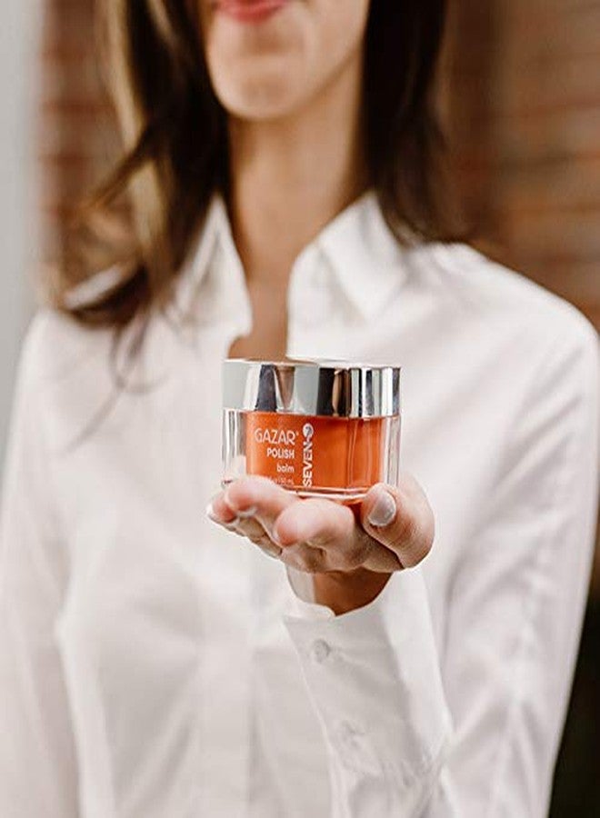 Seven علاج لمعة الشعر البولندي SEVEN GAZAR للنساء والرجال، منتجات الشعر المجعد بلسم ضفائر ومراهم وكريم تصفيف جل مع التحكم في التجاعيد مع الأحماض الأمينية، صنع في الولايات المتحدة، 1.7 أونصة - Image 4