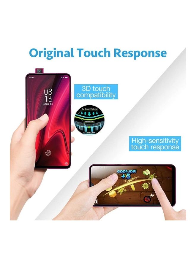 أي سي إس لاصقة حماية للشاشة من قطعتين لهاتف شاومي مي 9T / 9T برو / K20 / K20 برو شفاف - Image 2