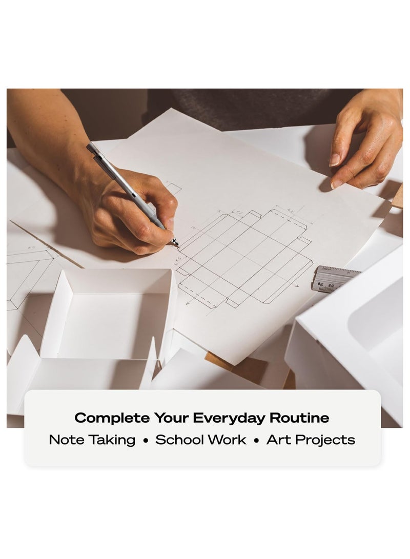 Uni Japanese Kuru Toga Elite Mechanical Pencil – Automatic Lead Rotation System for Balanced and Precise Writing – 0.5mm HB #2 – Premium Silver Design – Single Piece – Mechanical Pencil – Drawing Pencil – School Pencil - Image 5