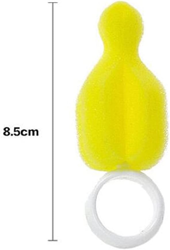 pankdream Baby Nipple Milk Bottle Brush Pacifier Sponge Cleaning Brushes Cleaner Brushing Brush for All Nipples Baby Bottle Coffee CupRandom Color - Image 2