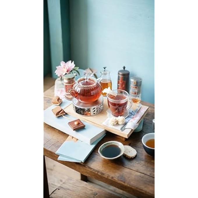 Honwor Stainless Steel Teapot Warmer With Tea Light Candle Holder  For Home Office  Tea House UseKeeps Tea  Coffee Pots Warm - Image 3