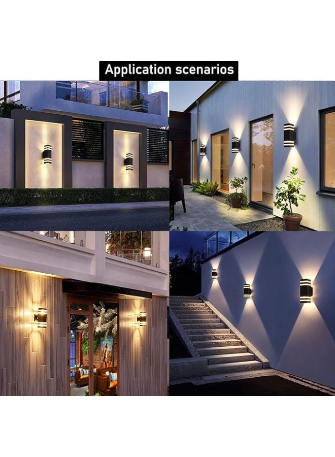 12 Inch Square LED Lights, 14W 4000K White Outdoor Wall Light, Aluminum Body, Waterproof, IP65, LED Porch Light for Home, Patio, Garage, Garden - Image 2